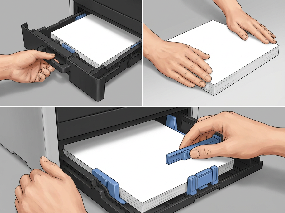 Is the printer actually ready to print? (paper, ink/toner, doors, and error lights)