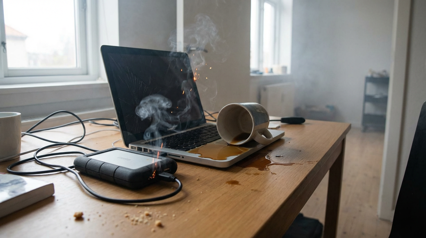 Now add the ‘oh no’ copy: offsite without cloud confusion