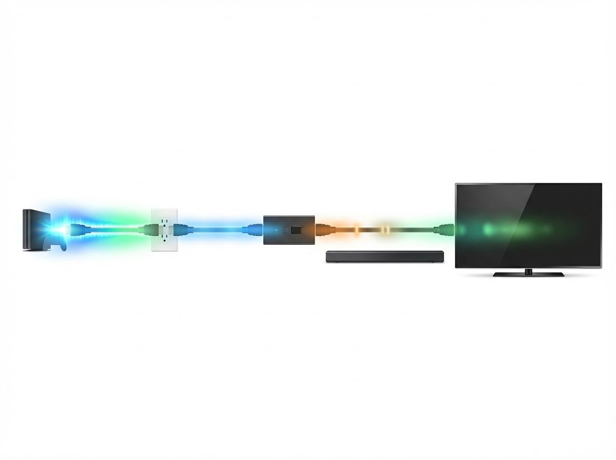 When the picture cuts out or HDR won’t stick, the cable chain is usually the culprit